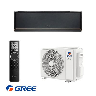 Инверторен климатик Gree Airy GWH09AVCXB-K6DNA1B - черен